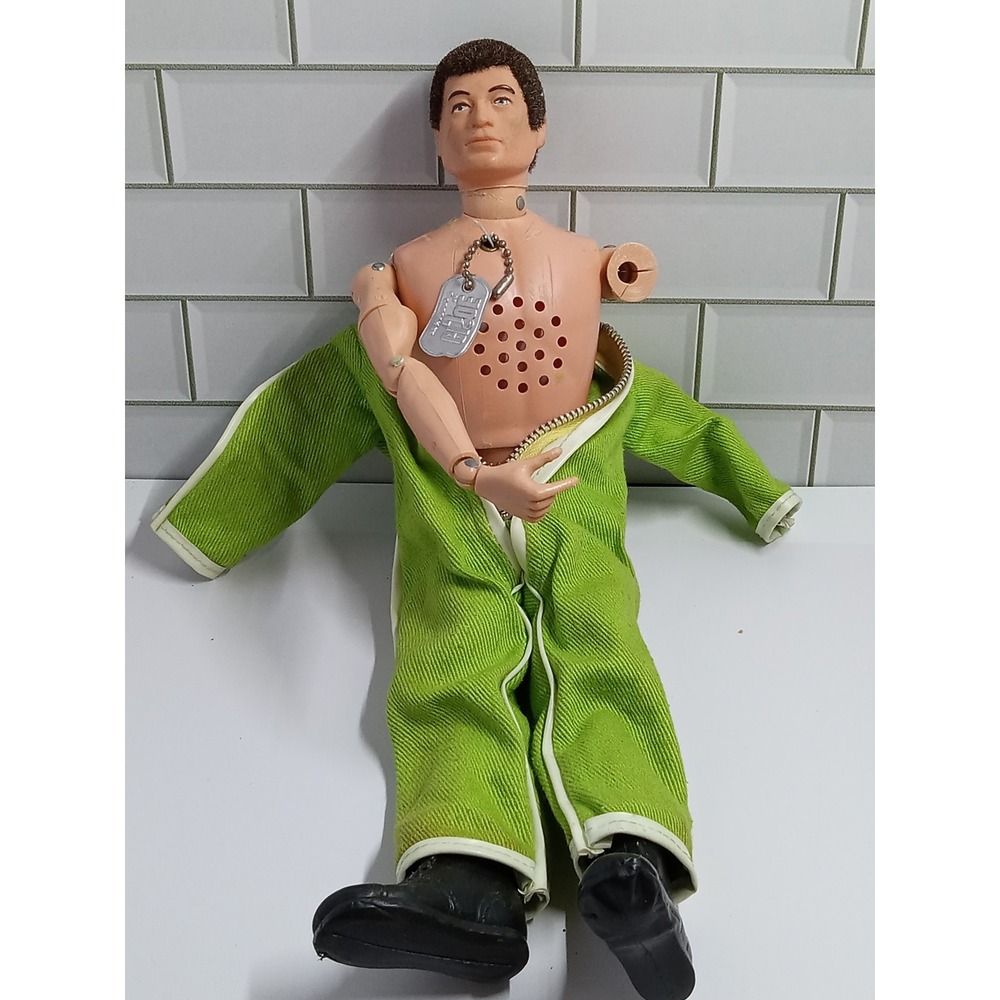 Vintage 1970s Hasbro GI Joe Talking Action Figure Flocked Hair Parts Repair